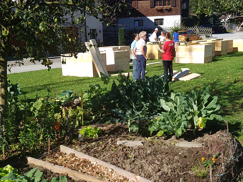 Gemeinschaftsgarten Arbeiten und Erleben